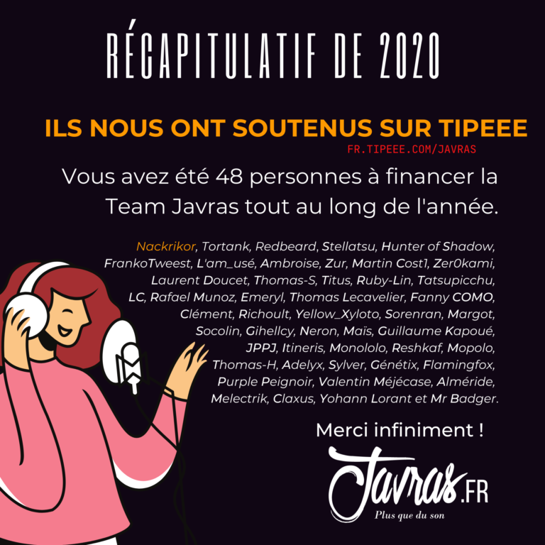 48 personnes ont financé la Team Javras
